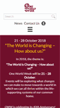 Mobile Screenshot of oneworldweek.org